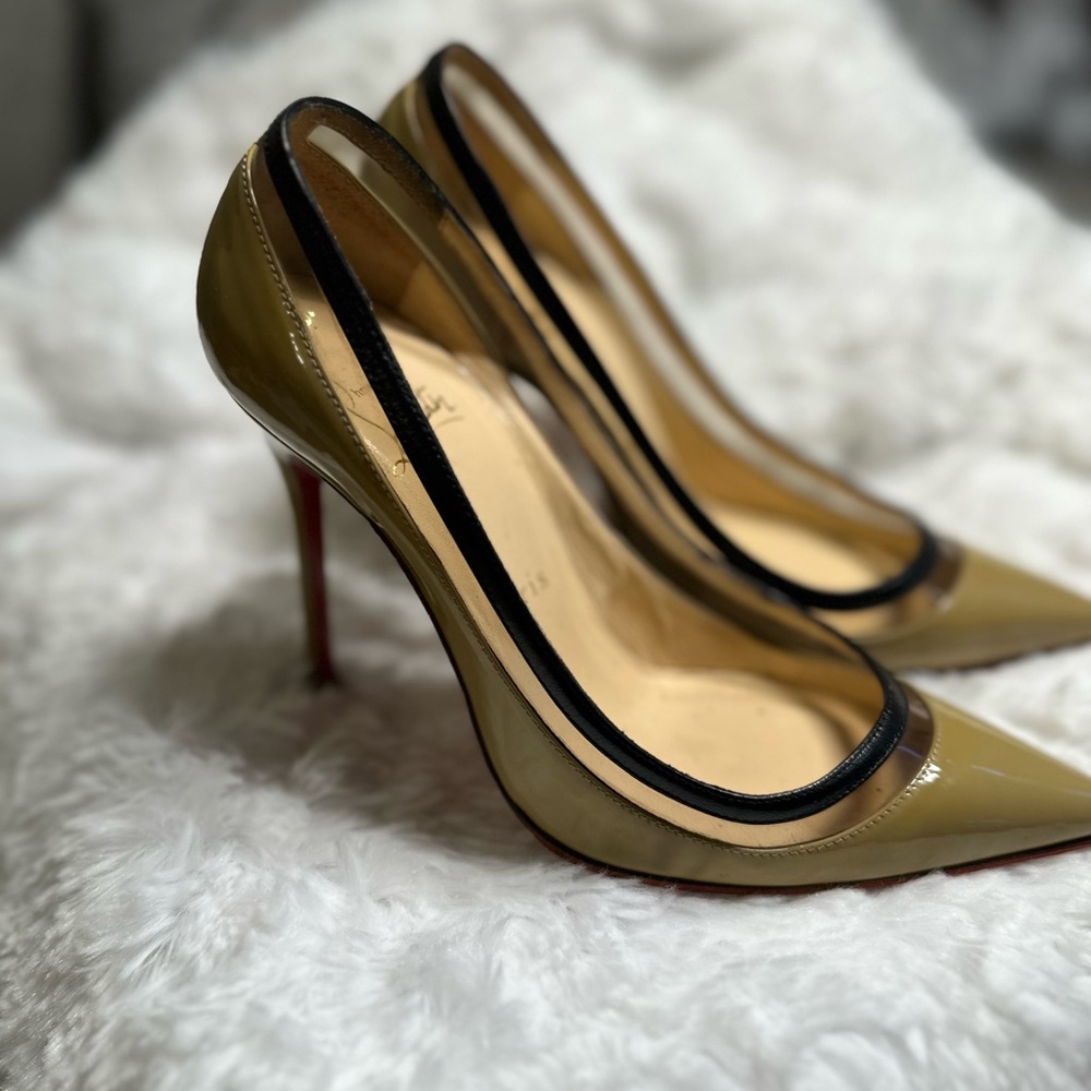 Christian Louboutin Women Shoes High Heels Pump Stilettos Ivory - Picture 2 of 5